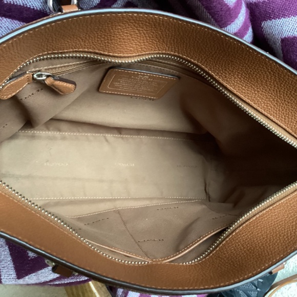 Authentic Coach Sophia Small Pebble Leather Tote - Picture 6 of 15